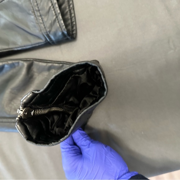 Jou Jou Women’s Black Faux Leather Jacket - Picture 11 of 11